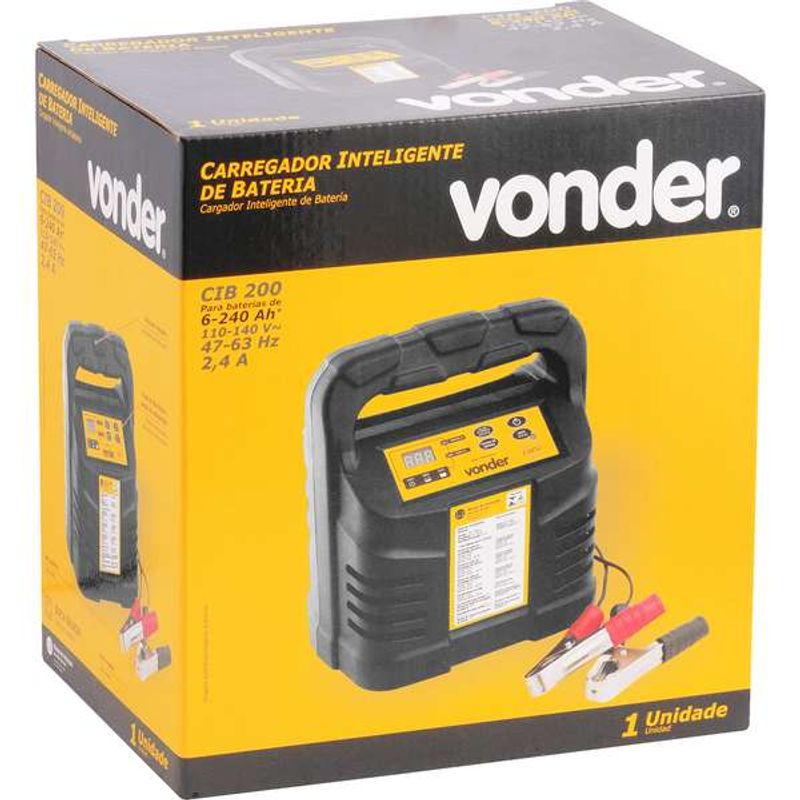 Carregador-Inteligente-de-Bateria-Vonder-Cib-200-127V-Carregador-Inteligente-de-Bateria-Vonder-Cib-200-110V