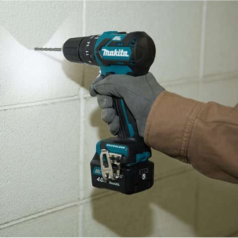 Parafusadeira-Furadeira-de-Impacto-a-Bateria-Makita-3-8--HP332DSME-12V---2-baterias---Carregador---Maleta-Bit
