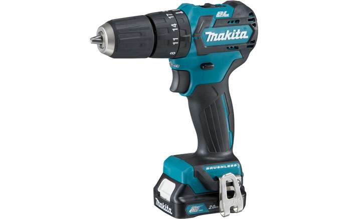 Parafusadeira-Furadeira-de-Impacto-a-Bateria-Makita-3-8--HP332DSAE-12V---2-baterias---Carregador---Maleta-Bit