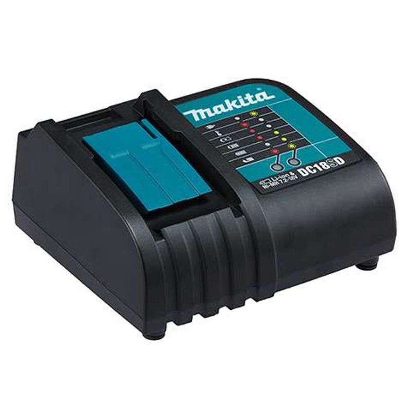 Parafusadeira-Furadeira-de-Impacto-a-Bateria-Makita-DHP453SYE-18V----2-Baterias---Carregador---Bit---Maleta