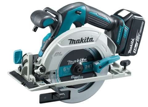 Serra-Circular-a-Bateria-Makita-6.1-2--DHS680RFJ-18V---2-Baterias---Disco---Carregador-e-Maleta