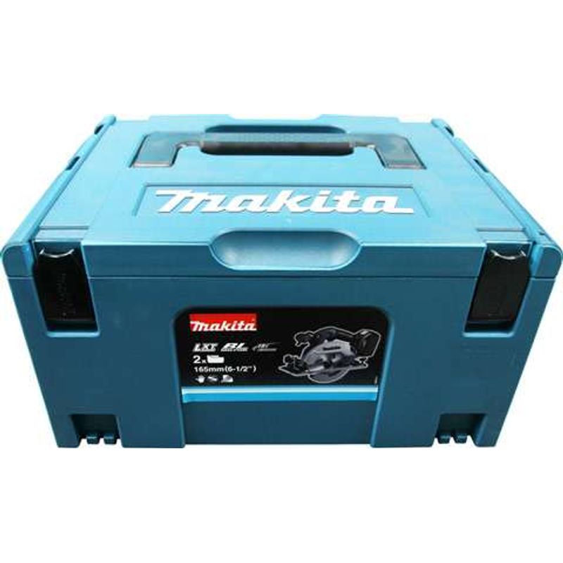 Serra-Circular-a-Bateria-Makita-6.1-2--DHS680RFJ-18V---2-Baterias---Disco---Carregador-e-Maleta