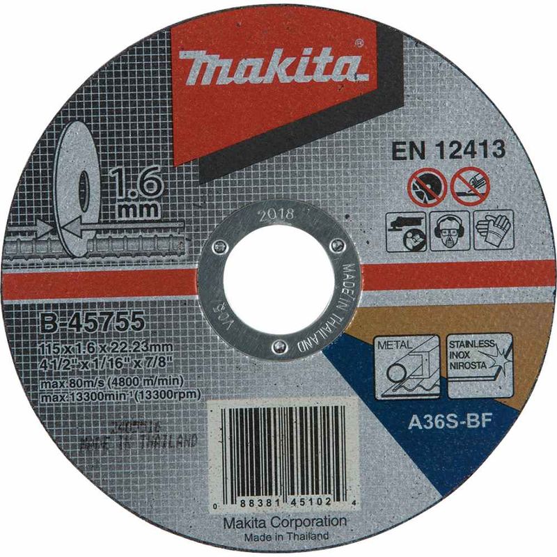 Disco-Abrasivo-de-Corte-Makita-B-45755-115x1.6x22.23mm