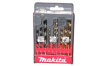 Kit-De-Brocas-Makita-D-08660-Para-Madeira-Concreto-com-9-Pecas
