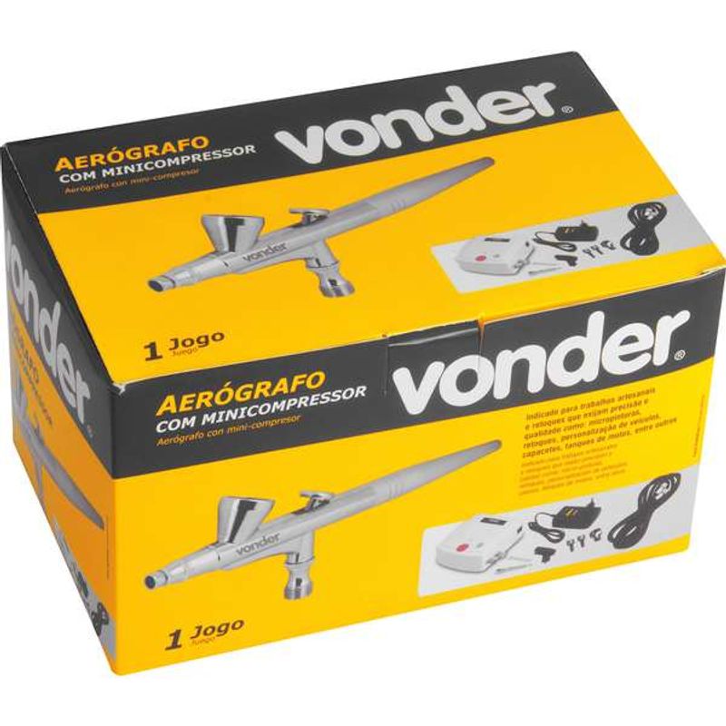 Aerografo-Vonder-com-Minicompressor