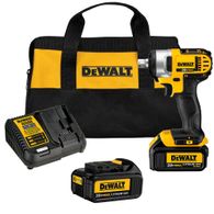 Chave de Impacto a Bateria Dewalt DCF880L2-B2 1/2" 20V Max Li-Ion + 2 Baterias 20V + Carregador 220V + Maleta