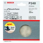 Disco-de-Lixa-Bosch-M480-Best-for-Wood---Paint-125mm-G240---5-unidades
