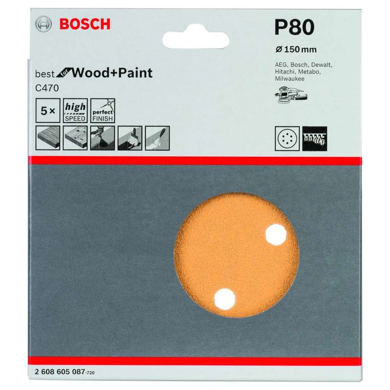 Disco-de-Lixa-Bosch-C470-Best-for-Wood-Paint-150mm-G80---5-unidades