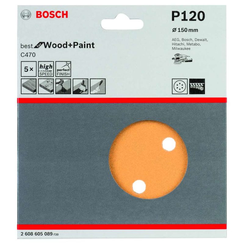 Disco-de-Lixa-Bosch-C470-Best-for-Wood-Paint-150mm-G120---5-unidades