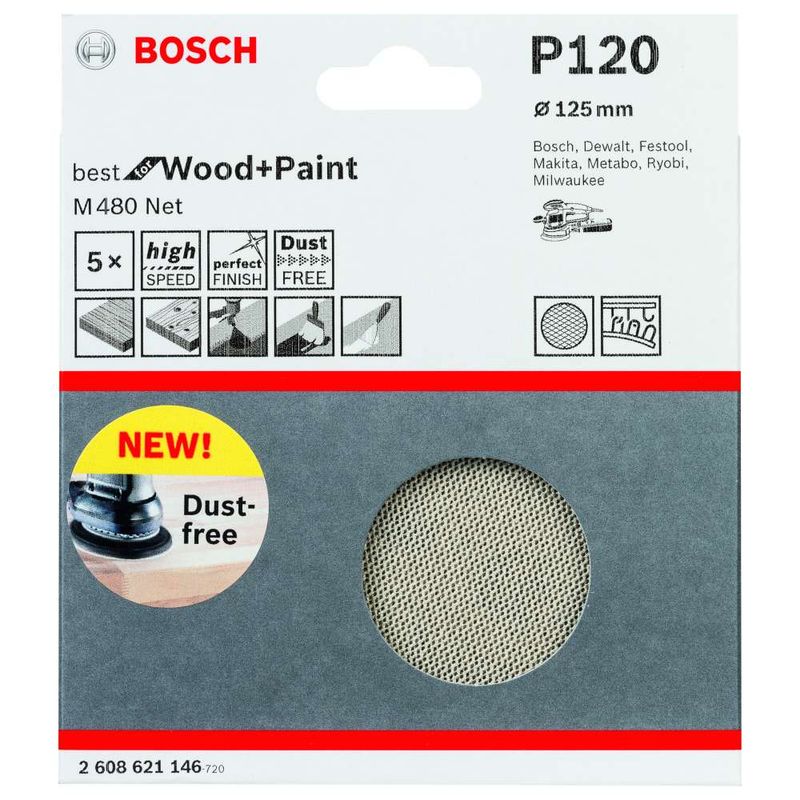 Disco-de-Lixa-Bosch-M480-Best-for-Wood---Paint-125mm-G120---5-unidades