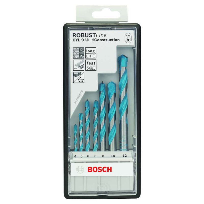 Broca-Bosch-CYL-9-MultiConstruction-Multimaterial-Cilindrico-Ø-4-5-6-6-8-10-12mm-jogo---7-brocas
