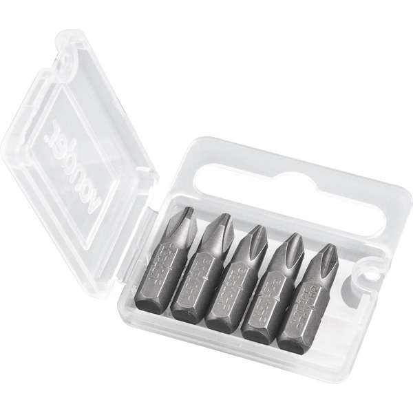 Bits-Ponteira-Phillips-Vonder-com-Encaixe-1-4--Nº-2-X-25-mm-Cartela-com-5-Pecas