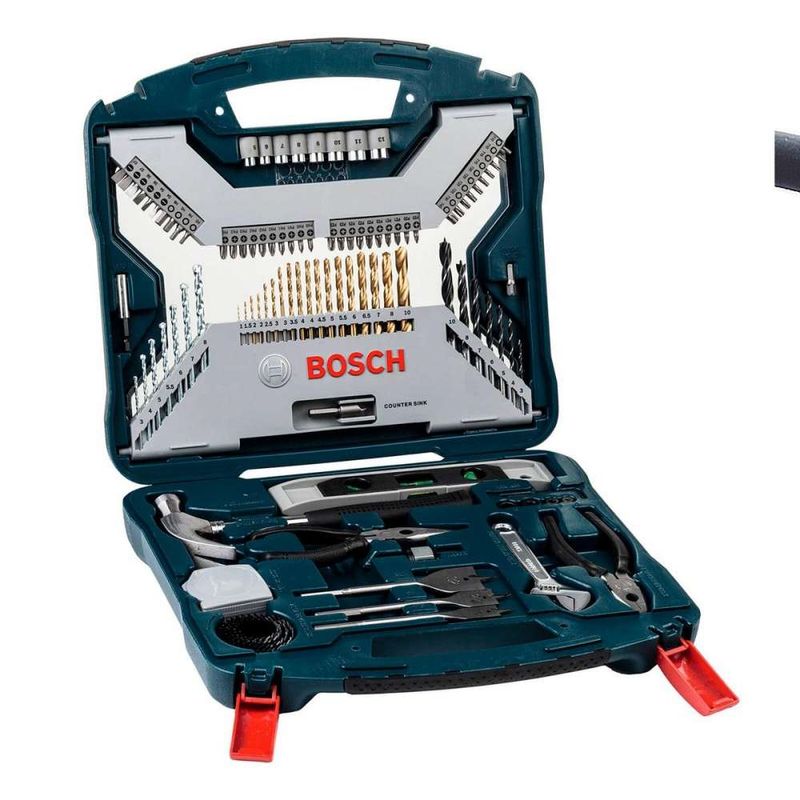 Kit-de-Pontas-e-Brocas-em-Titanio-Bosch-X-Line-para-parafusar-e-perfurar---103-unidades