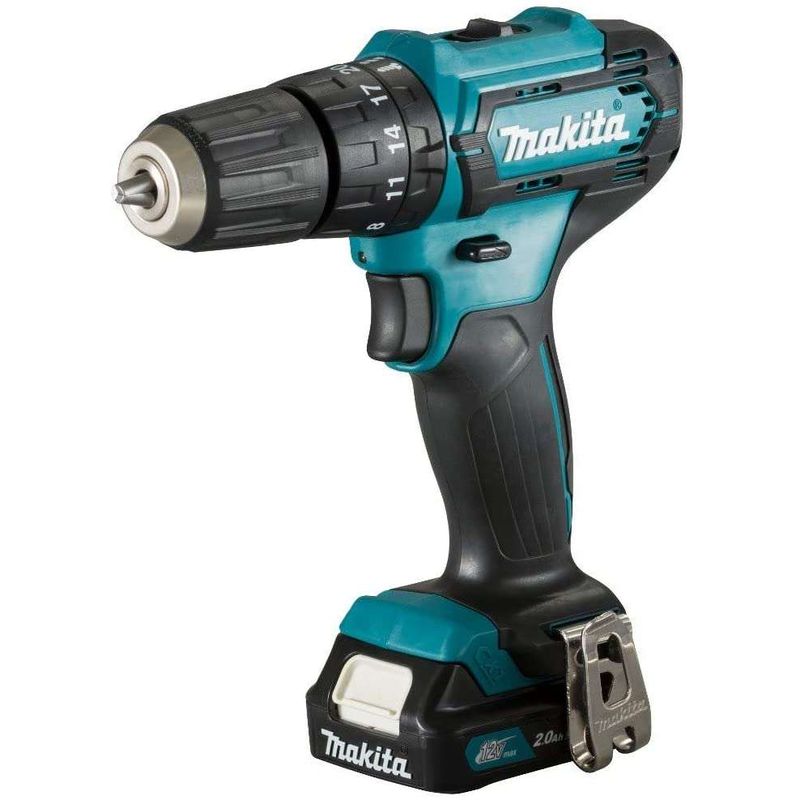 Combo-a-Bateria-Makita-Parafusadeira-Furadeira-HP333D---Parafusadeira-de-Impacto-TD110D---2-Baterias---Carregador---Maleta-Metalica