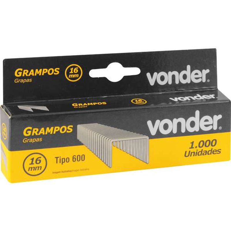 Grampo-Vonder-de-16-mm-Para-O-Grampeador-Pinador-Eletrico-Gpe-916-Caixa-com-1.000-Pecas