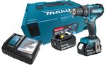 Parafusadeira-Furadeira-de-Impacto-a-Bateria-Makita-1-2--DHP485RFJ-18V---2-baterias---Carregador---Maleta-MAK-PAC-Bit