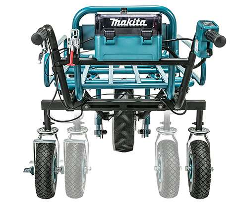 Kit-Carrinho-de-Transporte-Makita-DUC180Z---4-Baterias---Carregador-Duplo---Maleta