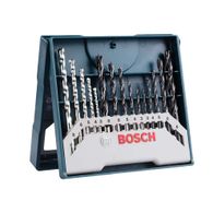 Kit de Brocas para Concreto Metal e Madeira Bosch Mini X-Line 3-8mm com 15 unidades
