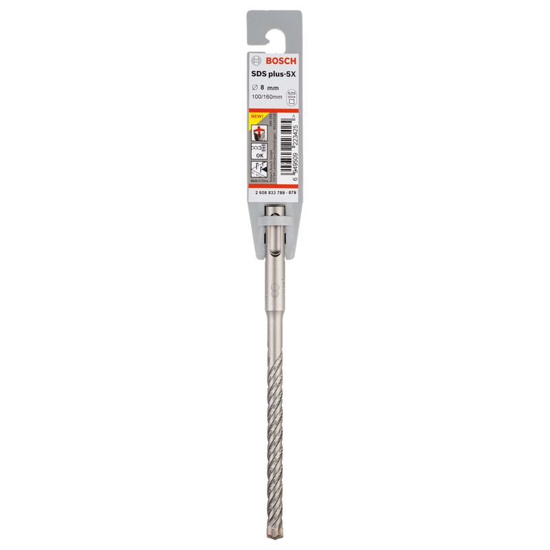 Broca-Bosch-SDS-plus-5X-para-concreto-Ø8-x-100-x-160mm