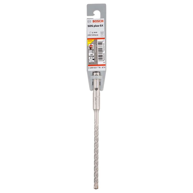 Broca-Bosch-SDS-plus-5X-para-concreto-Ø6-x-100-x-160mm