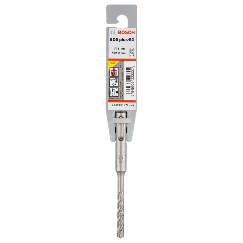 Broca-Bosch-SDS-plus-5X-para-concreto-Ø6-x-50-x-110mm