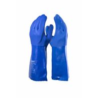 Luva PVC Suporte Têxtil em Algodão 35cm Danny DA12214D Petroblue Azul