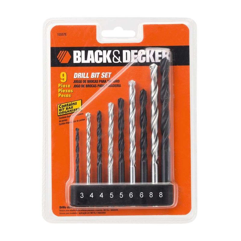 Jogo-de-Broca-Black---Decker-15557EP-de-Aco-Rapido-e-Concreto