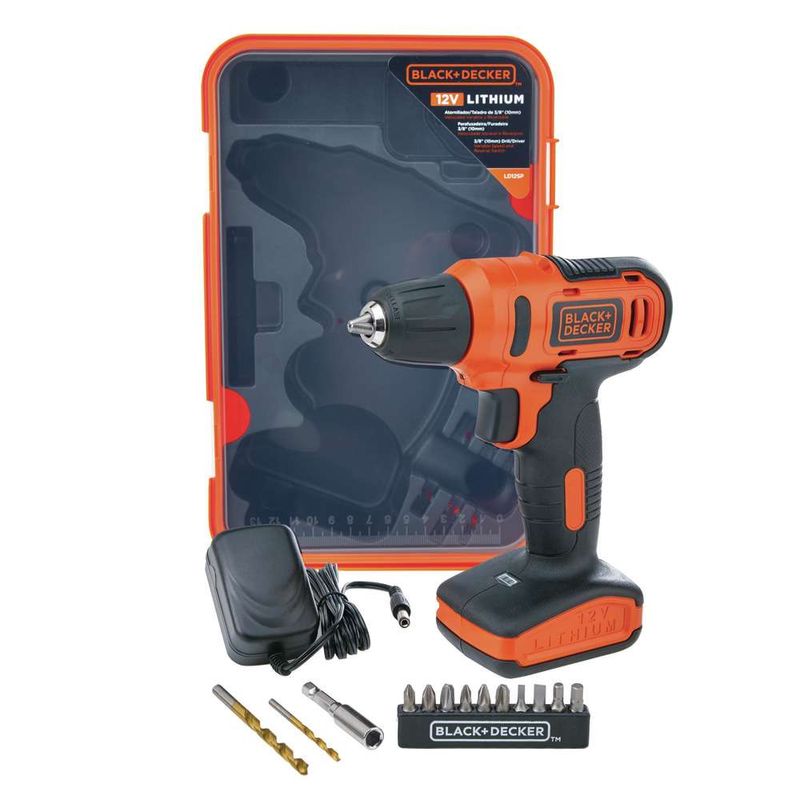 Parafusadeira-Furadeira-a-Bateria-Black---Decker-LD12SP-BR-12V---31-Acessorios