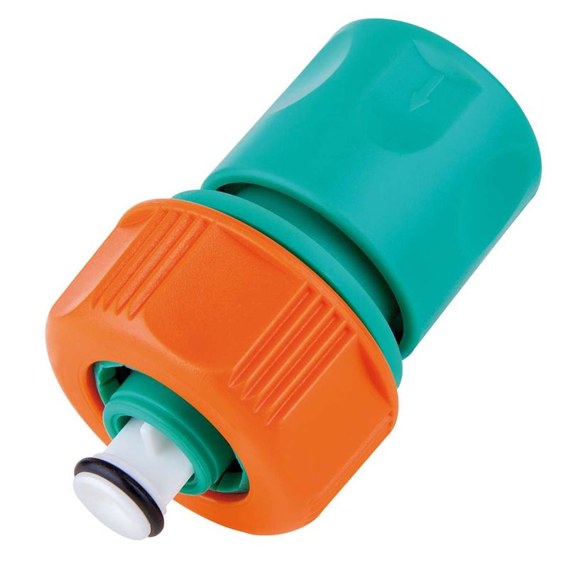Engate-Rapido-com-Tramontina-Aquastop-em-Plastico-para-Mangueira-5-8--e-3-4-
