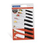 Jogo-de-Facas-Plenus-Tramontina-com-Laminas-em-Aco-Inox-e-Cabos-de-Polipropileno-Preto-8-Pecas