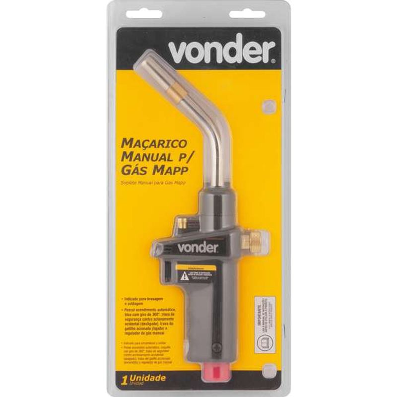 Macarico-Vonder-Manual-Para-Gas-Mapp