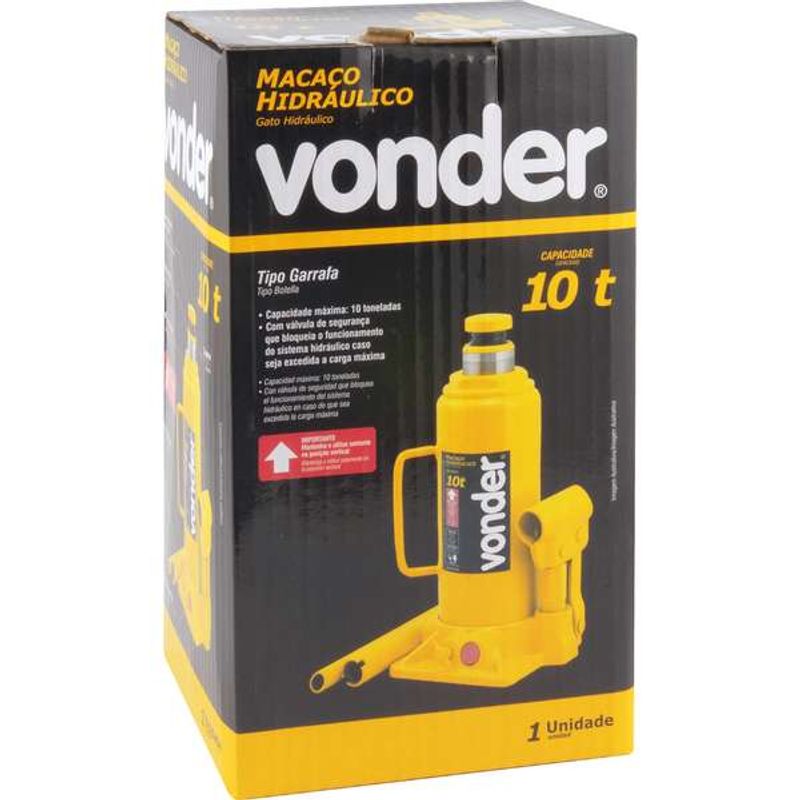 Macaco-Hidraulico-Vonder-Tipo-Garrafa-10-Toneladas--10-Tf-