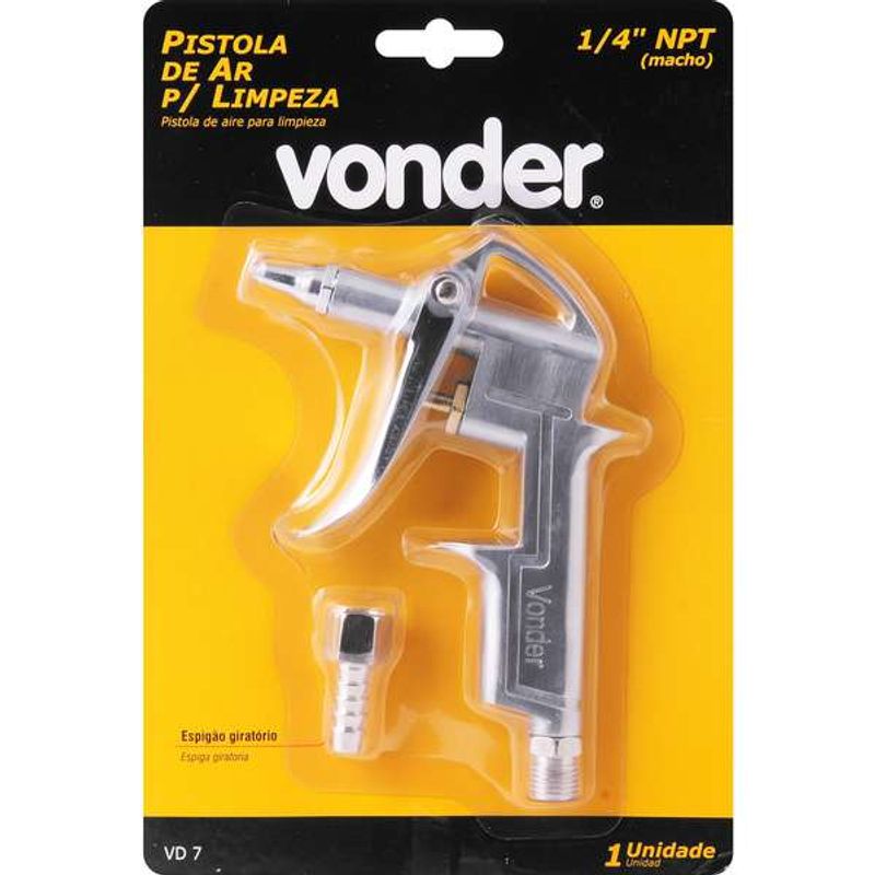 Pistola-Vonder-de-Ar-Para-Limpeza-Vd-7-Curta