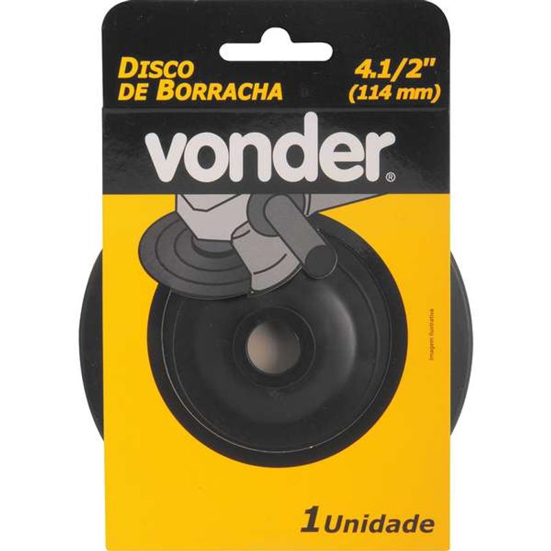 Disco-de-Borracha-Vonder-Para-Lixadeira-4.1-2--Flexivel-Perfil-Baixo