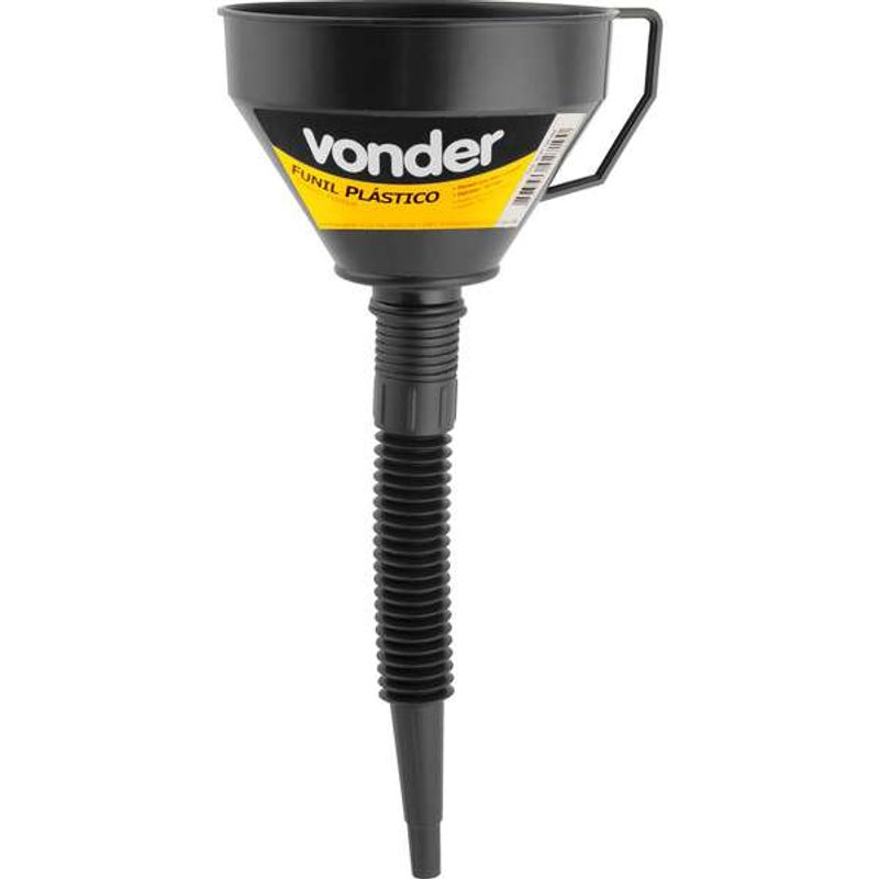 Funil-Plastico-Vonder-Bico-Flexivel-Preto-160-mm