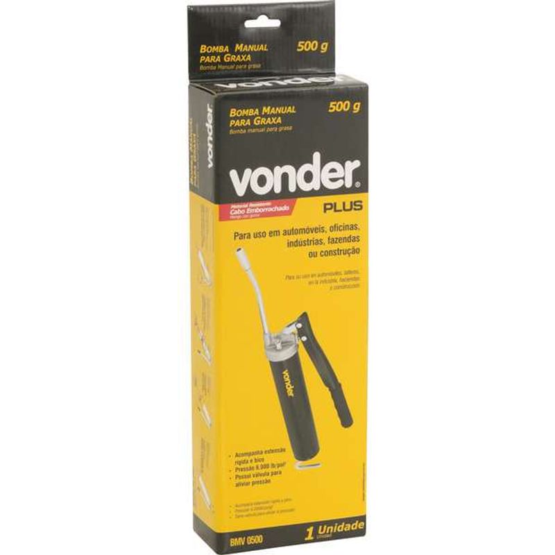 Bomba-Manual-Vonder-Para-Graxa-500-G-Bmv-0500-Plus