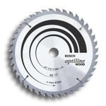 Disco-de-serra-circular-Bosch-Optiline-Wood-ø210-furo-de-5-8--espessura-de-15mm-24-dentes