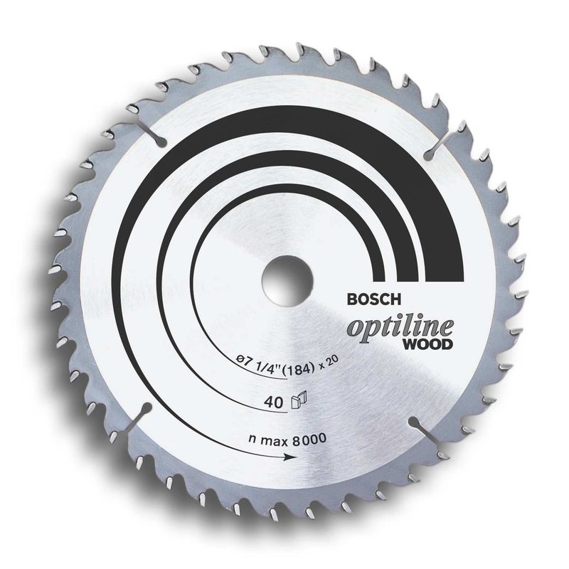 Disco-de-serra-circular-Bosch-Optiline-Wood-ø210-furo-de-5-8--espessura-de-15mm-24-dentes