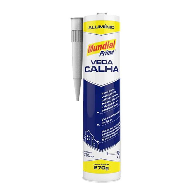 Veda-Calha-Mundial-Prime-300ml-270G-Aluminio