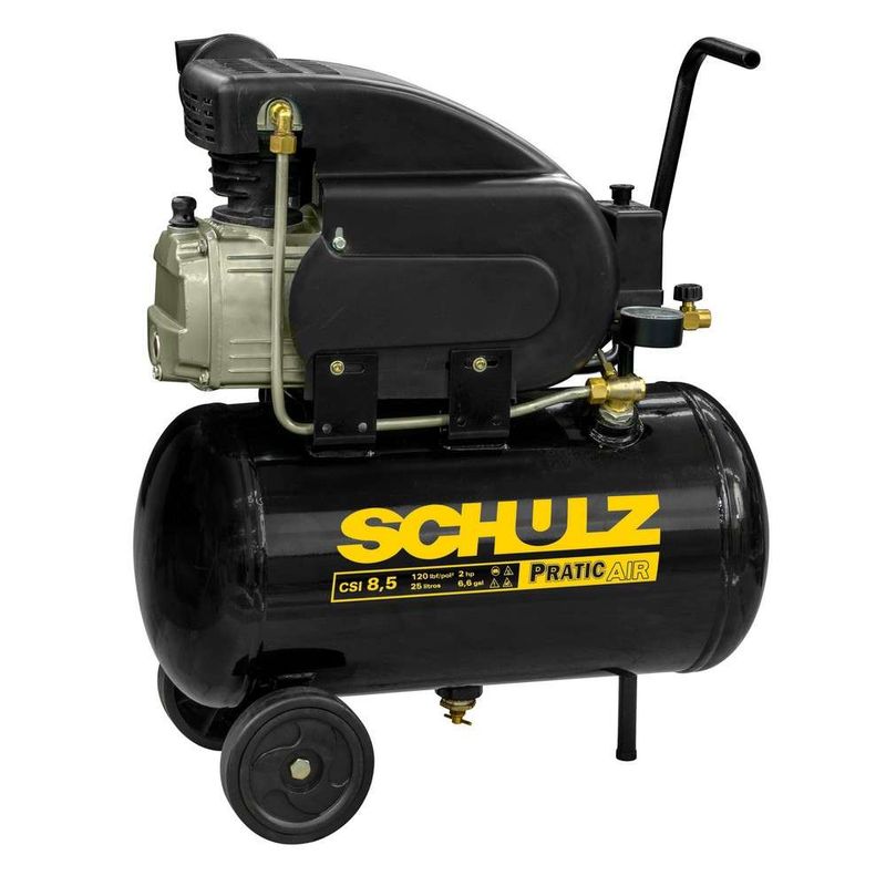 Compressor-de-Pistao-Schulz-Pratic-Air-CSI-85-25-110V