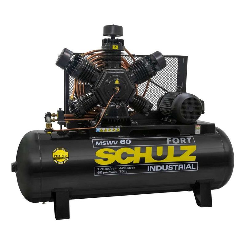 Compressor-de-Pistao-Schulz-Fort-MSWV-60-425-220V-380V