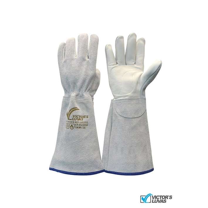 Luva-Vaqueta-Victor-Luvas-Raspa-Dorso-Punho-20cm-LVR-1011-Unico