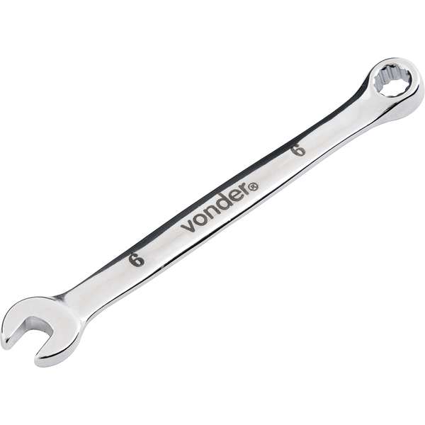 Chave-Combinada-Vonder-6-mm-Em-Aco-Cromo-Vanadio-Cromada-Encartelada