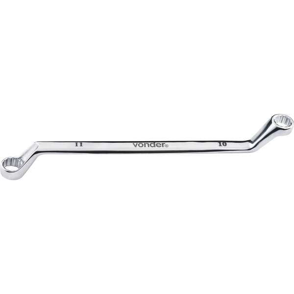Chave-Estrela-Vonder-10-mm-X-11-mm-Em-Aco-Cromo-Vanadio-Cromada-Encartelada