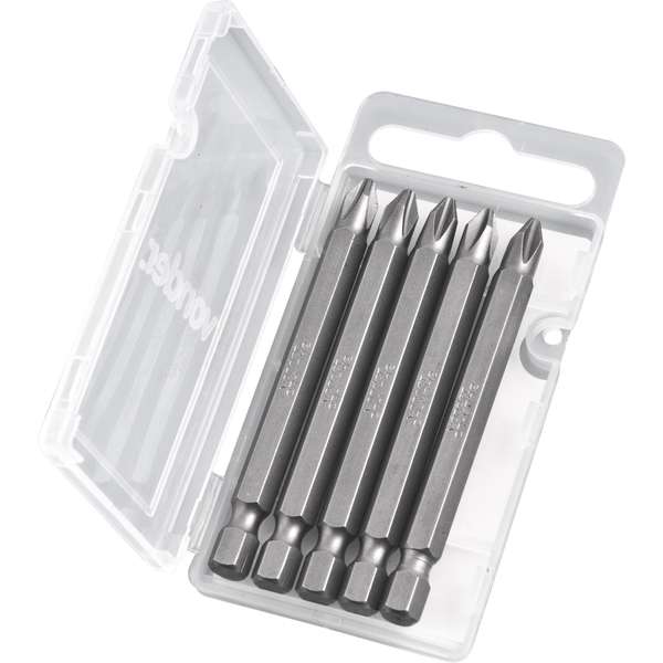 Bits-Ponteira-Phillips-Vonder-com-Encaixe-1-4--Nº-2-X-75-mm-Cartela-com-5-Pecas