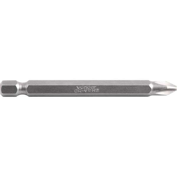 Bits-Ponteira-Phillips-Vonder-com-Encaixe-1-4--Nº-2-X-75-mm-Cartela-com-5-Pecas