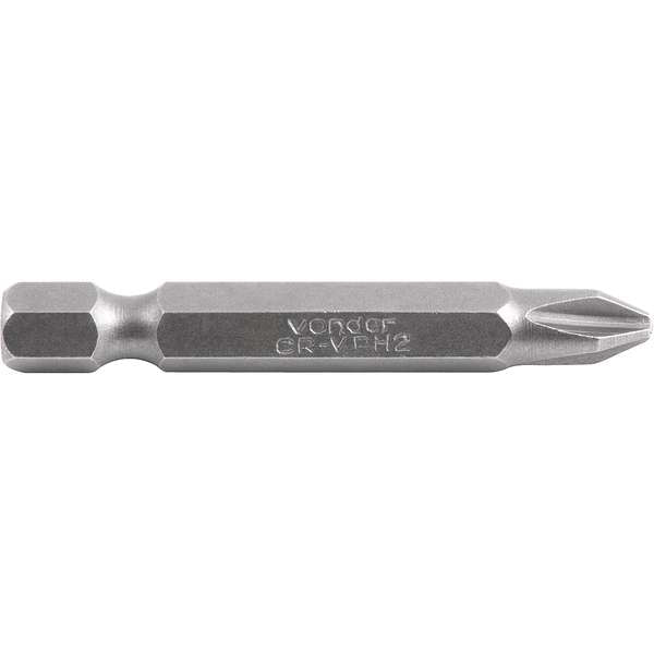 Bits-Ponteira-Phillips-Vonder-com-Encaixe-1-4--Nº-2-X-50-mm-Cartela-com-5-Pecas