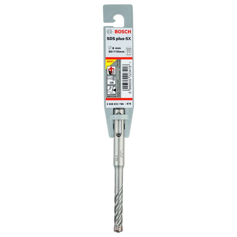 Broca-Bosch-SDS-plus-5X-para-concreto-Ø8-x-50-x-110mm