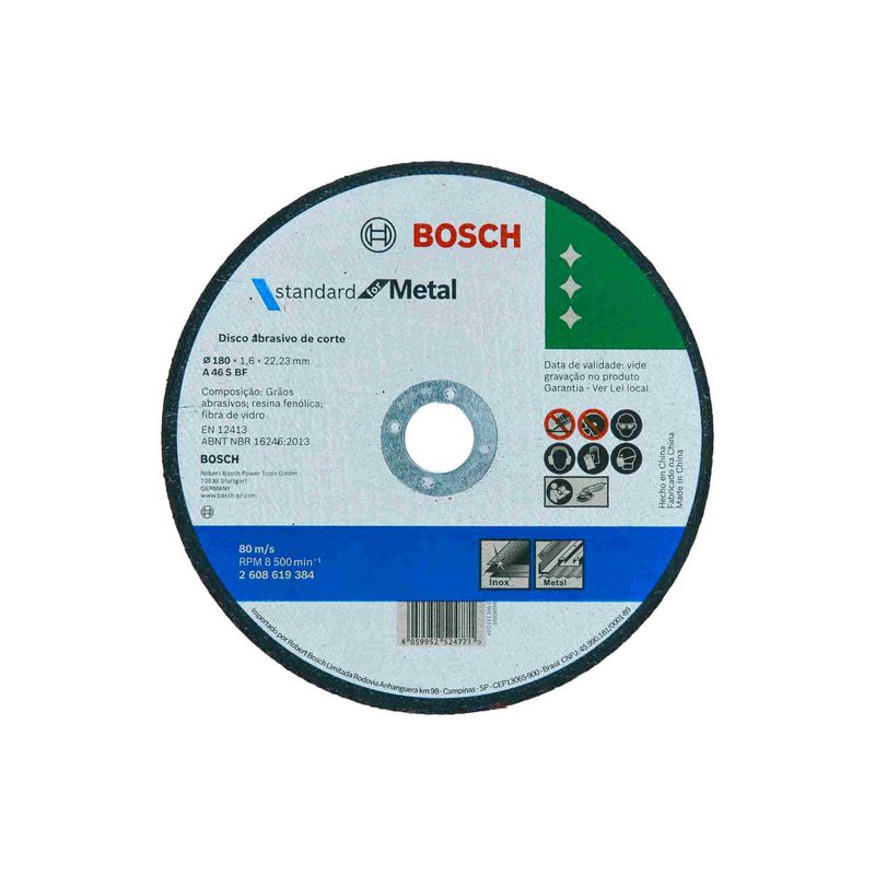 Disco-de-Corte-Bosch-Standard-for-Metal-180x16mm-Centro-Reto