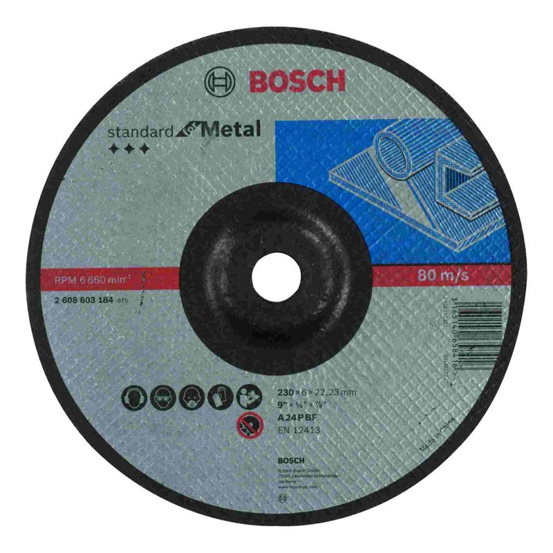 Disco-de-Desbaste-Bosch-Standard-for-Metal-230x60mm-Centro-Deprimido